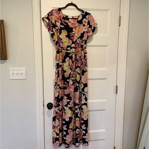 Isabel Maternity High-waisted Maxi dress size S